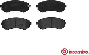 Brembo P 56 039 - Тормозные колодки, дисковые, комплект avtokuzovplus.com.ua