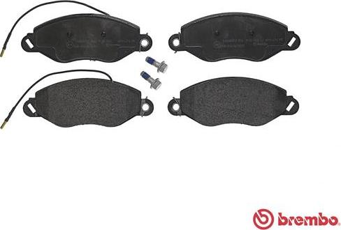 Brembo P 56 042 - Гальмівні колодки, дискові гальма autocars.com.ua