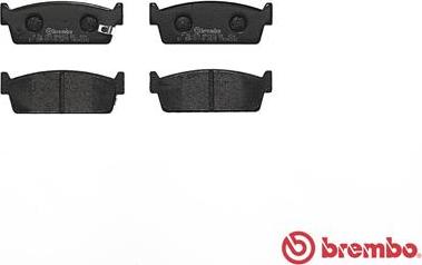 Brembo P 56 053 - Гальмівні колодки, дискові гальма autocars.com.ua