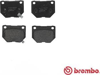 Brembo P 56 054 - Гальмівні колодки, дискові гальма autocars.com.ua