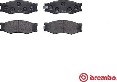 Brembo P 56 056 - Гальмівні колодки, дискові гальма autocars.com.ua