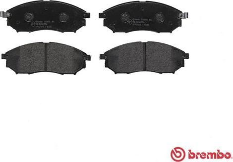 Brembo P 56 058 - Гальмівні колодки, дискові гальма autocars.com.ua