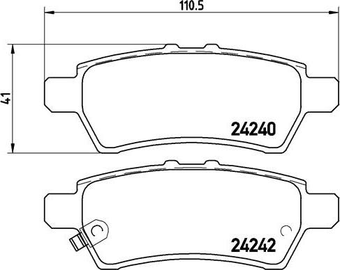 Brembo P 56 060 - Гальмівні колодки, дискові гальма autocars.com.ua