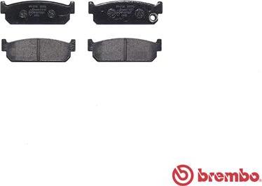 Brembo P 56 067 - Гальмівні колодки, дискові гальма autocars.com.ua