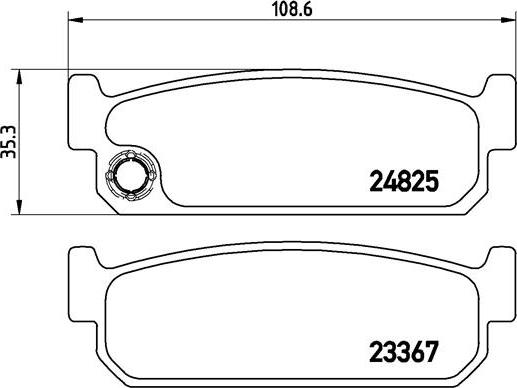 Brembo P 56 067 - Гальмівні колодки, дискові гальма autocars.com.ua