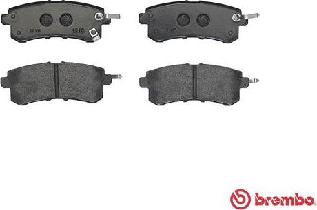 Brembo P 56 082 - Тормозные колодки, дисковые, комплект avtokuzovplus.com.ua