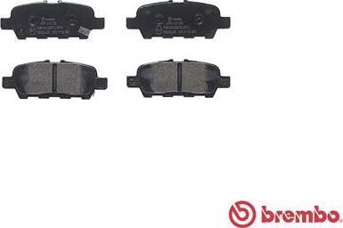 Brembo P 56 087 - Гальмівні колодки, дискові гальма autocars.com.ua