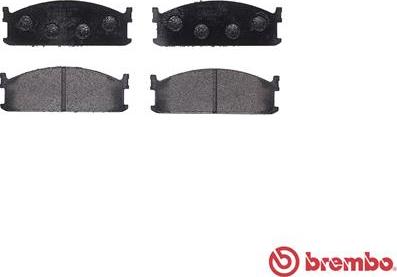 Brembo P 59 008 - Гальмівні колодки, дискові гальма autocars.com.ua