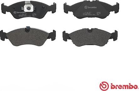 Brembo P 59 017 - Гальмівні колодки, дискові гальма autocars.com.ua