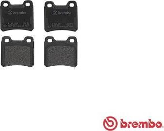 Brembo P 59 018 - Гальмівні колодки, дискові гальма autocars.com.ua