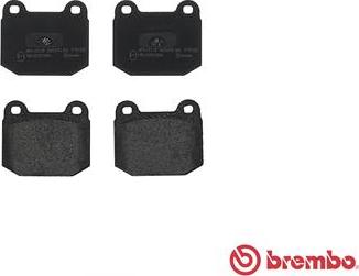 Brembo P 59 025 - Тормозные колодки, дисковые, комплект autodnr.net