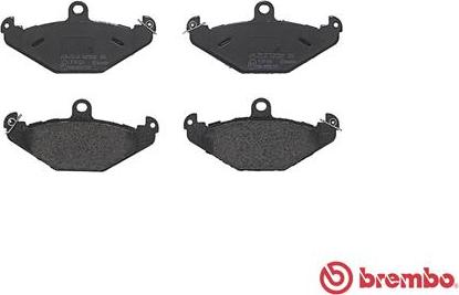 Brembo P 59 026 - Тормозные колодки, дисковые, комплект avtokuzovplus.com.ua