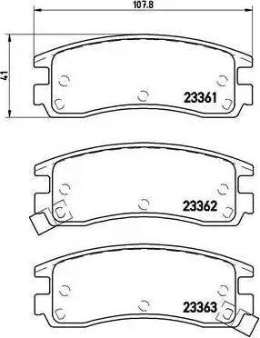 Sangsin Brake SP1285 - Гальмівні колодки, дискові гальма autocars.com.ua