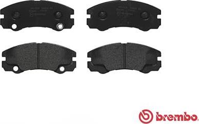 Brembo P 59 033 - Гальмівні колодки, дискові гальма autocars.com.ua