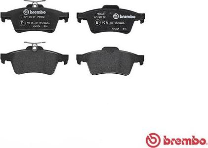 Brembo P 59 042 - 0 autocars.com.ua