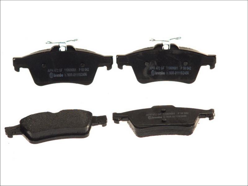 Brembo P 59 042 - Гальмівні колодки, дискові гальма autocars.com.ua