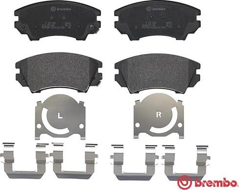 Brembo P 59 055 - Тормозные колодки, дисковые, комплект avtokuzovplus.com.ua