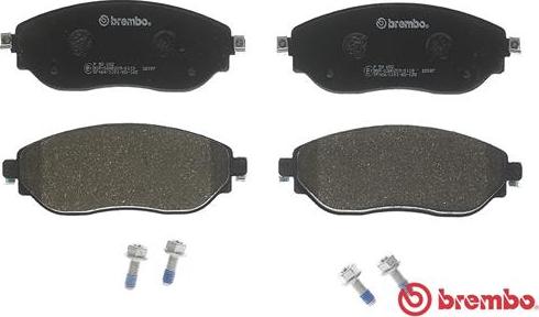 Brembo P 59 082 - Тормозные колодки, дисковые, комплект avtokuzovplus.com.ua