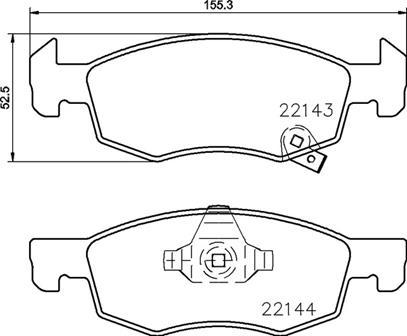 Brembo P59084N - Гальмівні колодки, дискові гальма autocars.com.ua