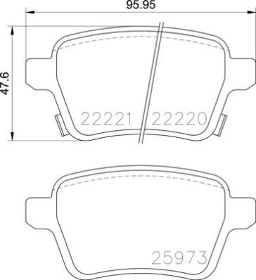 Brembo P 59 086 - Гальмівні колодки, дискові гальма autocars.com.ua