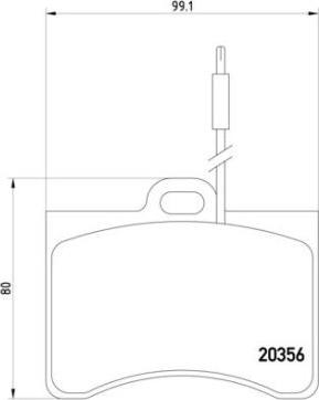 Brembo P 61 012 - Тормозные колодки, дисковые, комплект avtokuzovplus.com.ua