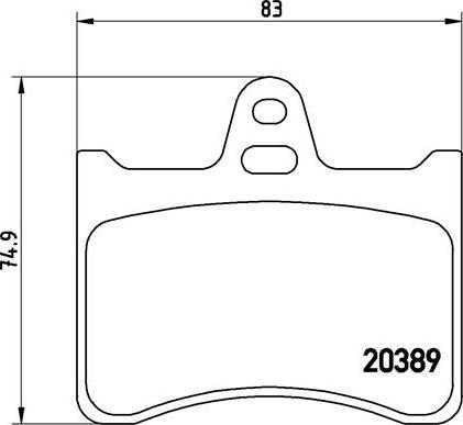 Brembo P 61 019 - Гальмівні колодки, дискові гальма autocars.com.ua