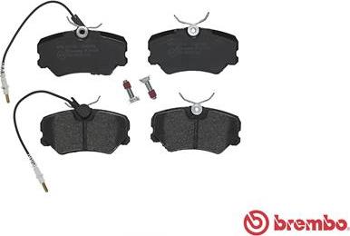 Brembo P 61 035 - Тормозные колодки, дисковые, комплект avtokuzovplus.com.ua