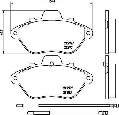 BENDIX 571369 - Гальмівні колодки, дискові гальма autocars.com.ua