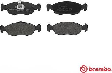 Brembo P 61 051 - Гальмівні колодки, дискові гальма autocars.com.ua