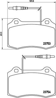 Brembo P 61 064 - Гальмівні колодки, дискові гальма autocars.com.ua