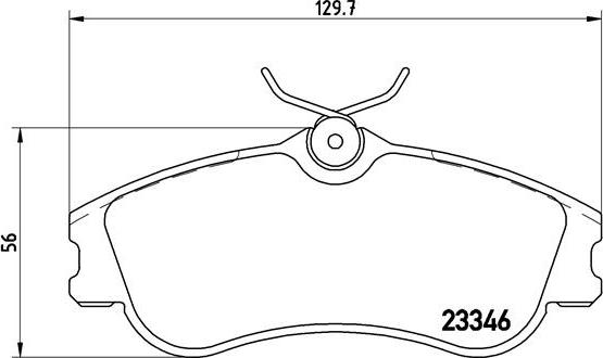 Brembo P 61 069 - Гальмівні колодки, дискові гальма autocars.com.ua