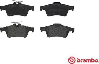 Brembo P 61 110 - Тормозные колодки, дисковые, комплект autodnr.net