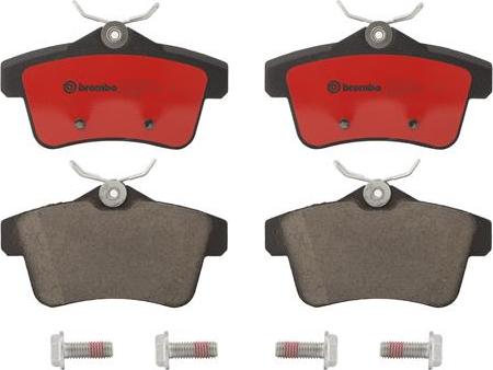 Brembo P61114N - Тормозные колодки, дисковые, комплект autodnr.net