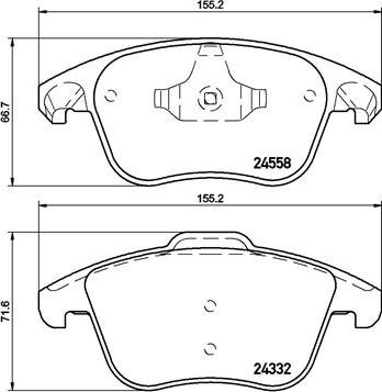 Brembo P 61 117X - Гальмівні колодки, дискові гальма autocars.com.ua