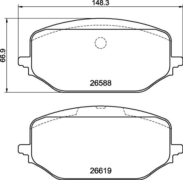 Brembo P 61 142 - Гальмівні колодки, дискові гальма autocars.com.ua