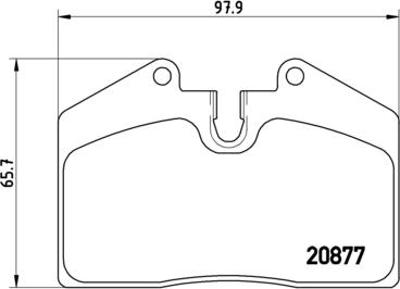 Brembo P 65 004 - Гальмівні колодки, дискові гальма autocars.com.ua