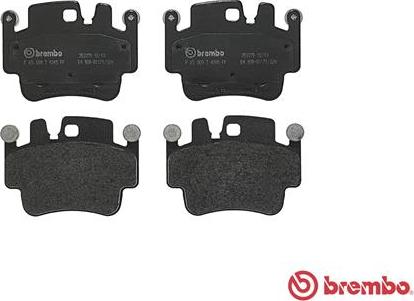 Brembo P 65 009 - Гальмівні колодки, дискові гальма autocars.com.ua