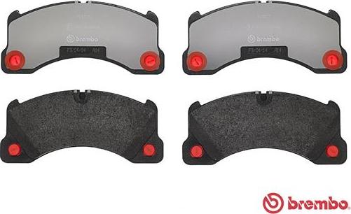 Brembo P 65 017 - Тормозные колодки, дисковые, комплект avtokuzovplus.com.ua