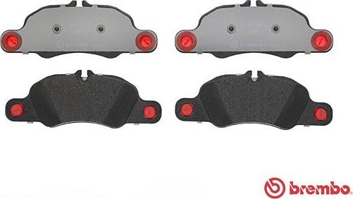 Brembo P 65 019 - Гальмівні колодки, дискові гальма autocars.com.ua