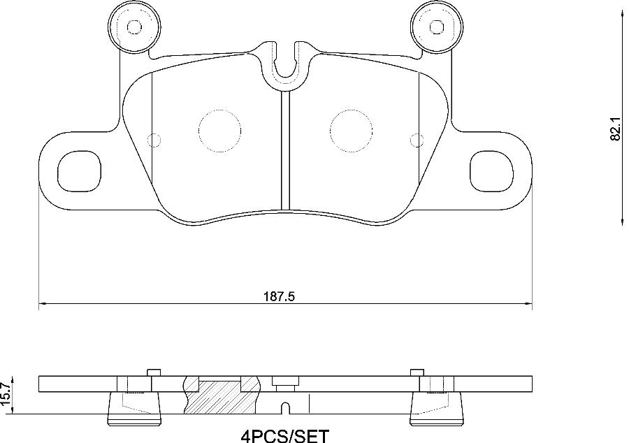 Brembo P65044N - Гальмівні колодки, дискові гальма autocars.com.ua