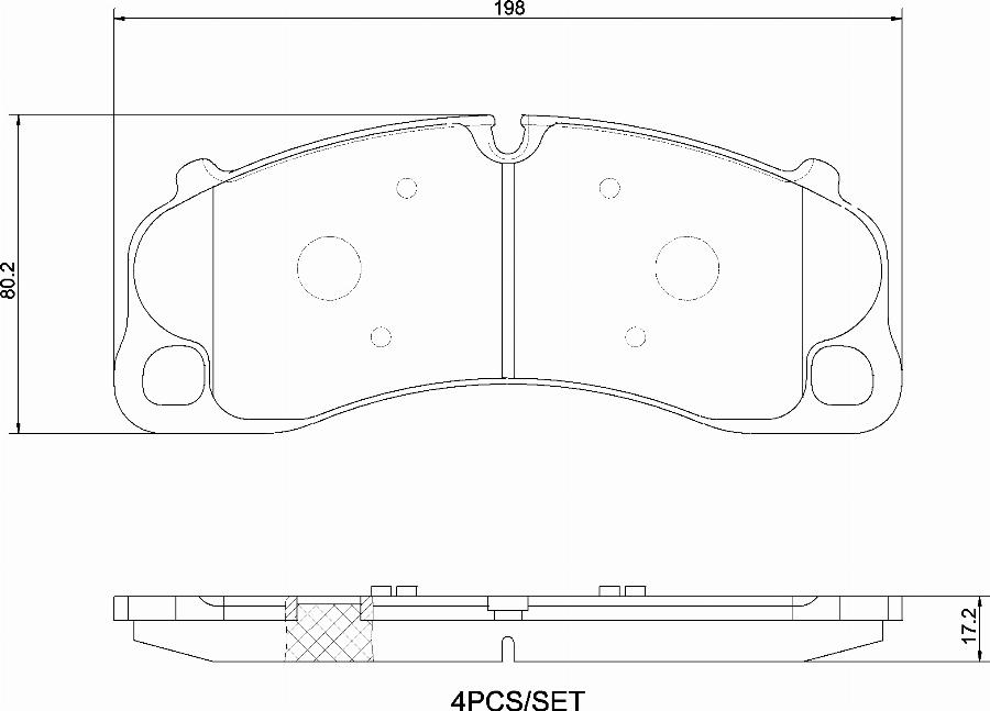 Brembo P 65 045 - Гальмівні колодки, дискові гальма autocars.com.ua