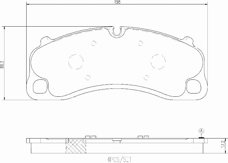 Brembo P65048N - Гальмівні колодки, дискові гальма autocars.com.ua