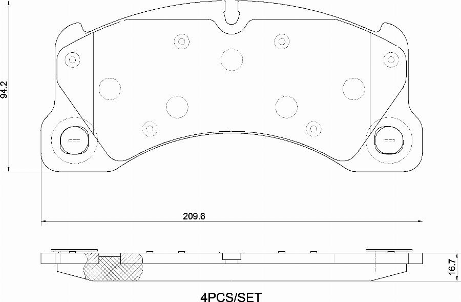 Brembo P65053N - Гальмівні колодки, дискові гальма autocars.com.ua