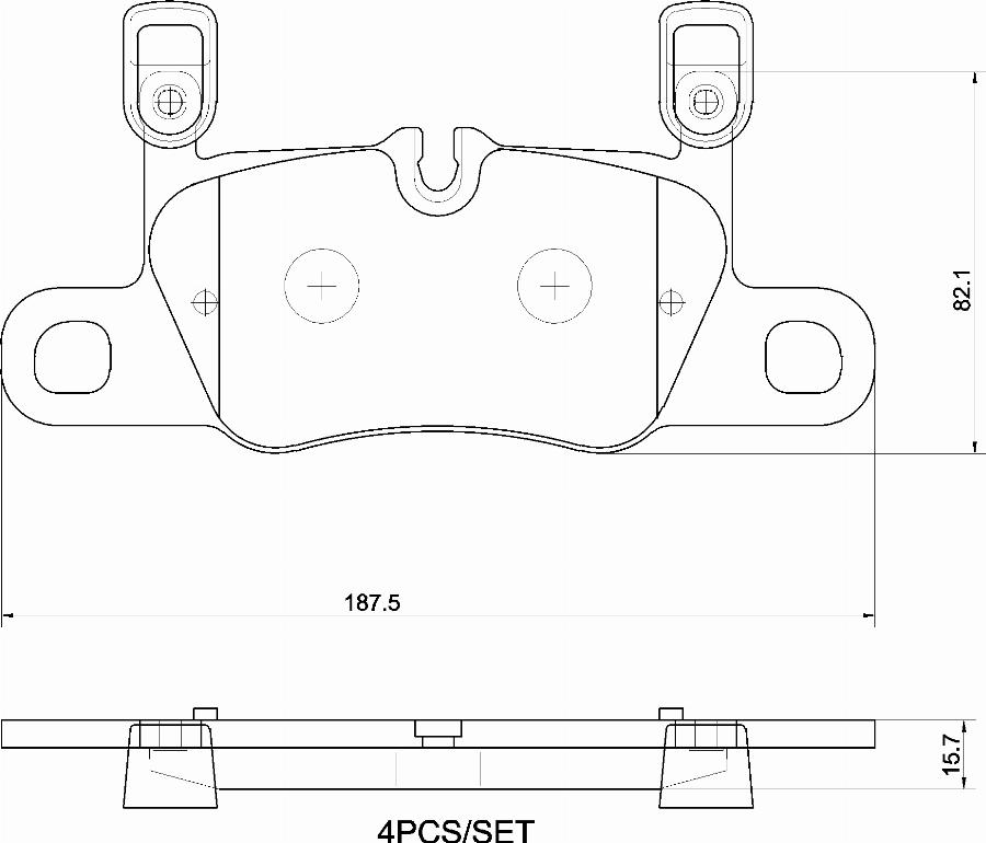 Brembo P 65 056 - Гальмівні колодки, дискові гальма autocars.com.ua