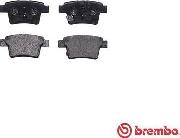 Brembo P 66 002 - Тормозные колодки, дисковые, комплект avtokuzovplus.com.ua