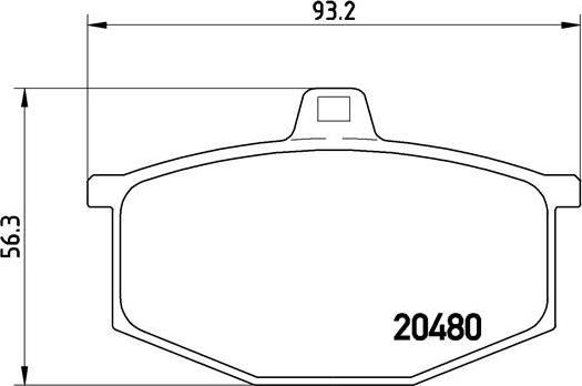 Brembo P 68 005 - Гальмівні колодки, дискові гальма autocars.com.ua