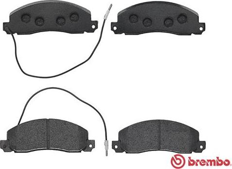 Brembo P 68 006 - Тормозные колодки, дисковые, комплект avtokuzovplus.com.ua