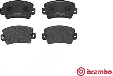 Brembo P 68 007 - Гальмівні колодки, дискові гальма autocars.com.ua