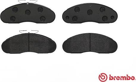 Brembo P 68 013 - Гальмівні колодки, дискові гальма autocars.com.ua