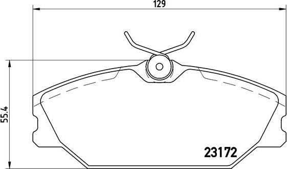 Brembo P 68 027 - Тормозные колодки, дисковые, комплект avtokuzovplus.com.ua